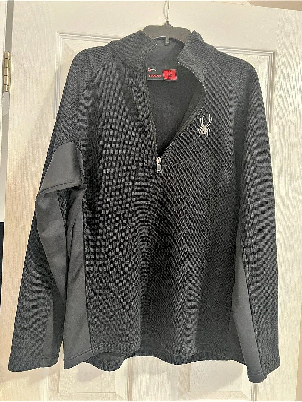 Spyder Men's Bandit Half Zip Jacket Black